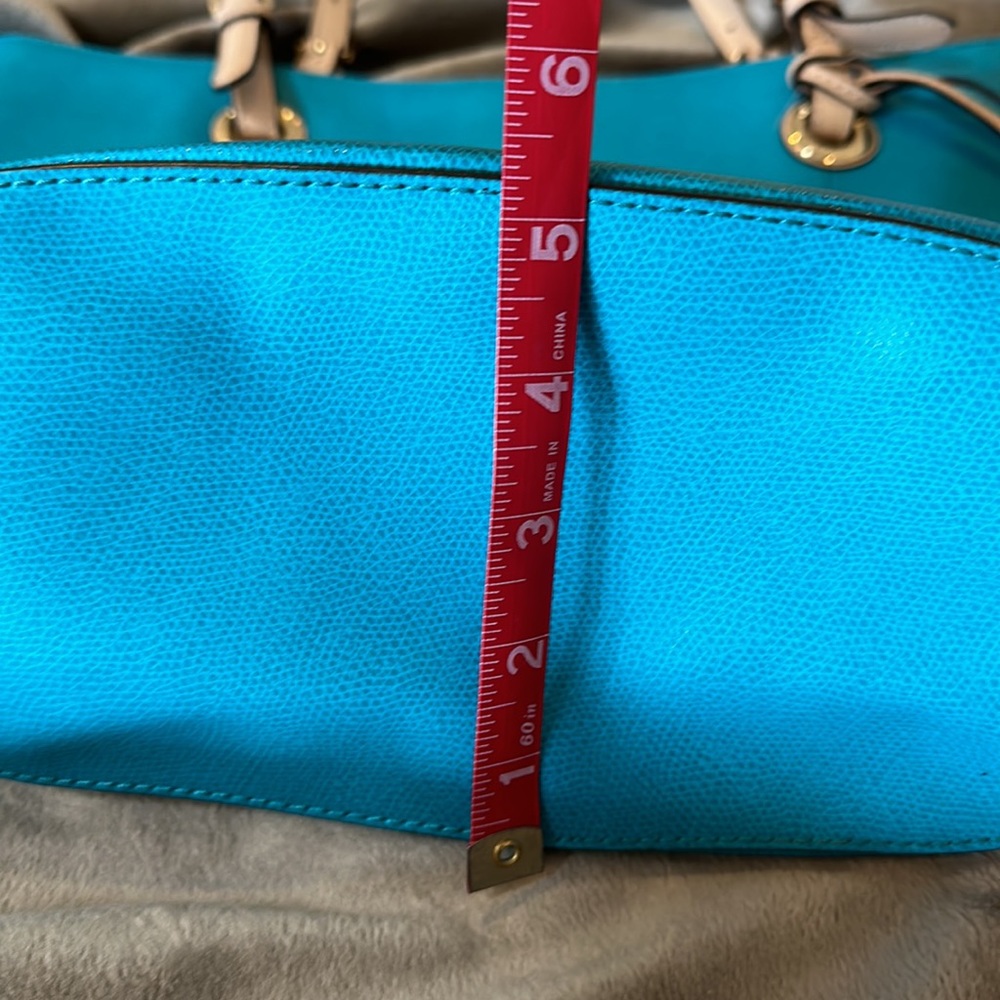 Michael Kors Turquoise Tote - Picture 9 of 10